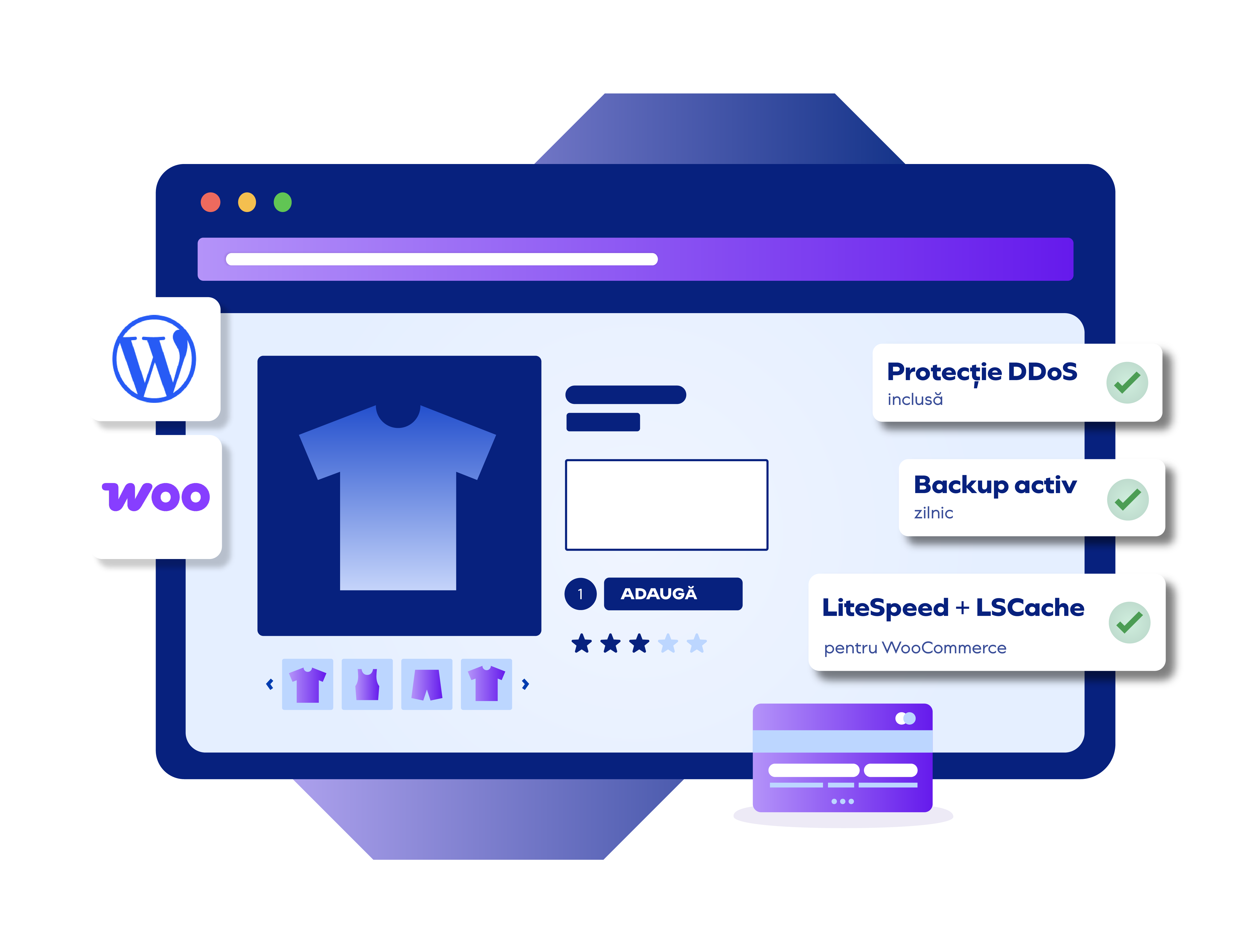 Găzduire WooCommerce Rapidă cu Redis pentru Magazine Online - Pornește un magazin online rapid.